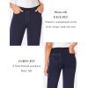 imageTapata Womens 28303234 Stretchy Bootcut Dress Pants with Pockets Tall Petite Regular for Office Work BusinessNavy Blue