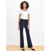 imageTapata Womens 28303234 Stretchy Bootcut Dress Pants with Pockets Tall Petite Regular for Office Work BusinessNavy Blue