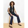 imageTapata Womens 28303234 Stretchy Bootcut Dress Pants with Pockets Tall Petite Regular for Office Work BusinessNavy Blue