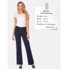 imageTapata Womens 28303234 Stretchy Bootcut Dress Pants with Pockets Tall Petite Regular for Office Work BusinessNavy Blue