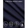 imageTapata Womens 28303234 Stretchy Bootcut Dress Pants with Pockets Tall Petite Regular for Office Work BusinessNavy Blue