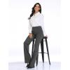 imageTapata Womens 28303234 Stretchy Bootcut Dress Pants with Pockets Tall Petite Regular for Office Work BusinessNew Charcoal