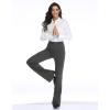 imageTapata Womens 28303234 Stretchy Bootcut Dress Pants with Pockets Tall Petite Regular for Office Work BusinessNew Charcoal
