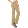 imageTapata Womens 28303234 Stretchy Bootcut Dress Pants with Pockets Tall Petite Regular for Office Work BusinessOatmeal
