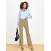 imageTapata Womens 28303234 Stretchy Bootcut Dress Pants with Pockets Tall Petite Regular for Office Work BusinessOatmeal