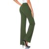 imageTapata Womens 28303234 Stretchy Bootcut Dress Pants with Pockets Tall Petite Regular for Office Work BusinessOlive