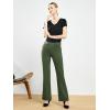 imageTapata Womens 28303234 Stretchy Bootcut Dress Pants with Pockets Tall Petite Regular for Office Work BusinessOlive