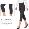imageTapata Womens Capri Dress Pants 19quot205quot Stretch HighWaist Crop Office Work Pants Summer Casual Capris Slacks YogaHerringbone