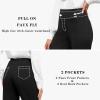 imageTapata Womens Capri Dress Pants 19quot205quot Stretch HighWaist Crop Office Work Pants Summer Casual Capris Slacks YogaTwill  Black
