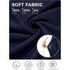 imageTapata Womens Capri Dress Pants 19quot205quot Stretch HighWaist Crop Office Work Pants Summer Casual Capris Slacks YogaTwill  Navy Blue