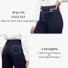 imageTapata Womens Capri Dress Pants 19quot205quot Stretch HighWaist Crop Office Work Pants Summer Casual Capris Slacks YogaTwill  Navy Blue