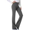 imageTapata Womens 28303234 Stretchy Bootcut Dress Pants with Pockets Tall Petite Regular for Office Work BusinessNew Charcoal