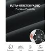 imageTapata Mens 29303234 Inseam 4Way Stretch Golf Joggers Slim Fit Regular Tall Athletic Sweatpants Casual Dress PantsBlack