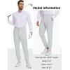 imageTapata Mens 29303234 Inseam 4Way Stretch Golf Joggers Slim Fit Regular Tall Athletic Sweatpants Casual Dress PantsLight Grey