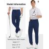 imageTapata Mens 29303234 Inseam 4Way Stretch Golf Joggers Slim Fit Regular Tall Athletic Sweatpants Casual Dress PantsNavy Blue