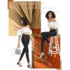 imageTapata Petite Womens 25quot27quot29quot Inseam Faux Leather Leggings High Waisted Pleather Yoga PantsBlack