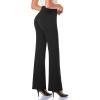imageTapata Women Dress Pants 28quot30quot32quot34quot High Waist Stretchy Bootcut Pants Tall Petite Regular for Office Business CasualBlack