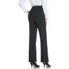 imageTapata Women Dress Pants 28quot30quot32quot34quot High Waist Stretchy Bootcut Pants Tall Petite Regular for Office Business CasualCharcoal  Fleece