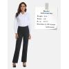 imageTapata Women Dress Pants 28quot30quot32quot34quot High Waist Stretchy Bootcut Pants Tall Petite Regular for Office Business CasualCharcoal  Fleece