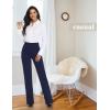 imageTapata Women Dress Pants 28quot30quot32quot34quot High Waist Stretchy Bootcut Pants Tall Petite Regular for Office Business CasualNavy Blue