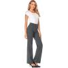 imageTapata Women Dress Pants 28quot30quot32quot34quot High Waist Stretchy Bootcut Pants Tall Petite Regular for Office Business CasualNew Charcoal