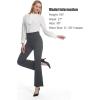 imageTapata Women Dress Pants 28quot30quot32quot34quot High Waist Stretchy Bootcut Pants Tall Petite Regular for Office Business CasualNew Charcoal