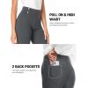 imageTapata Women Dress Pants 28quot30quot32quot34quot High Waist Stretchy Bootcut Pants Tall Petite Regular for Office Business CasualNew Charcoal