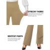 imageTapata Women Dress Pants 28quot30quot32quot34quot High Waist Stretchy Bootcut Pants Tall Petite Regular for Office Business CasualOatmeal