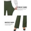 imageTapata Women Dress Pants 28quot30quot32quot34quot High Waist Stretchy Bootcut Pants Tall Petite Regular for Office Business CasualOlive