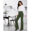 imageTapata Women Dress Pants 28quot30quot32quot34quot High Waist Stretchy Bootcut Pants Tall Petite Regular for Office Business CasualOlive