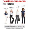 imageTapata Women Dress Pants 28quot30quot32quot34quot High Waist Stretchy Bootcut Pants Tall Petite Regular for Office Business CasualRed
