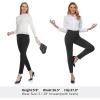 imageTapata Womens 262830 Skinny Dress Pants High Waist Slacks for Office Work Business Casual Tall Petite Stretch Pants02charcoal