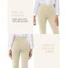 imageTapata Womens 262830 Skinny Dress Pants High Waist Slacks for Office Work Business Casual Tall Petite Stretch Pants05sandstone