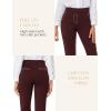 imageTapata Womens 262830 Skinny Dress Pants High Waist Slacks for Office Work Business Casual Tall Petite Stretch Pants06burgundy