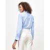 imageTapata Womens Bodysuit Blouse Button Down OnePiece Long Sleeve Solid Office Work Shirt Casual TopsLight Blue