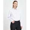 imageTapata Womens Bodysuit Blouse Button Down OnePiece Long Sleeve Solid Office Work Shirt Casual TopsWhite
