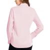 imageTapata Womens Classic ButtonDown Blouse Formal Work Dress Fitted Shirts Collared Long Sleeve Business TopPink  Classic