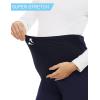 imageTapata Womens Maternity Pants 28quot 30quot 32quot Bootcut Dress Pants with Pockets Over Belly Pregnancy Work Pants OverBump CasualNavy Blue