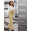 imageTapata Womens Maternity Pants 28quot 30quot 32quot Bootcut Dress Pants with Pockets Over Belly Pregnancy Work Pants OverBump CasualOatmeal
