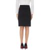 imageTapata Womens Maternity Skirts Over The Belly Midi Stretchy Pencil Skirt with Waistband Extenders Pregnancy DressBlack