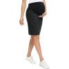 imageTapata Womens Maternity Skirts Over The Belly Midi Stretchy Pencil Skirt with Waistband Extenders Pregnancy DressCharcoal
