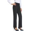 imageTapata Women Dress Pants 28quot30quot32quot34quot High Waist Stretchy Bootcut Pants Tall Petite Regular for Office Business CasualCharcoal  Fleece