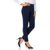 imageTapata Womens 262830 Skinny Dress Pants High Waist Slacks for Office Work Business Casual Tall Petite Stretch Pants03navy Blue
