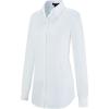 imageTapata Womens Classic ButtonDown Blouse Formal Work Dress Fitted Shirts Collared Long Sleeve Business TopWhite