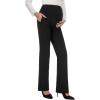 imageTapata Womens Maternity Pants 28quot 30quot 32quot Bootcut Dress Pants with Pockets Over Belly Pregnancy Work Pants OverBump CasualBlack