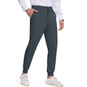 imageTapata Mens 29303234 Inseam 4Way Stretch Golf Joggers Slim Fit Regular Tall Athletic Sweatpants Casual Dress PantsDark Grey