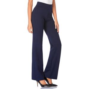imageTapata Women Dress Pants 28quot30quot32quot34quot High Waist Stretchy Bootcut Pants Tall Petite Regular for Office Business CasualNavy Blue