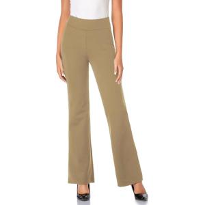 imageTapata Women Dress Pants 28quot30quot32quot34quot High Waist Stretchy Bootcut Pants Tall Petite Regular for Office Business CasualOatmeal