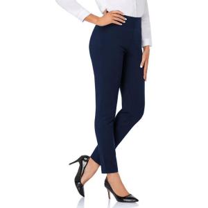 imageTapata Womens 262830 Skinny Dress Pants High Waist Slacks for Office Work Business Casual Tall Petite Stretch Pants03navy Blue