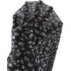 imageAvanova Women Mesh Floral Boho High Waist Midi Skirt Lettuce Trim Summer A Line SkirtBlack Floral J